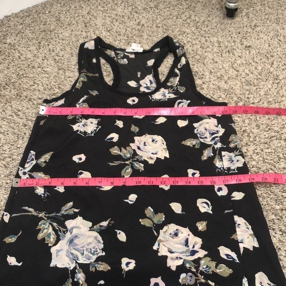 Joie Dress Size Small Black Floral Print - Picture 9 of 10